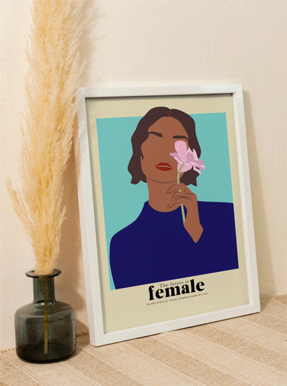 Sale: The future is female nr 6 - S Size Fine Art Print