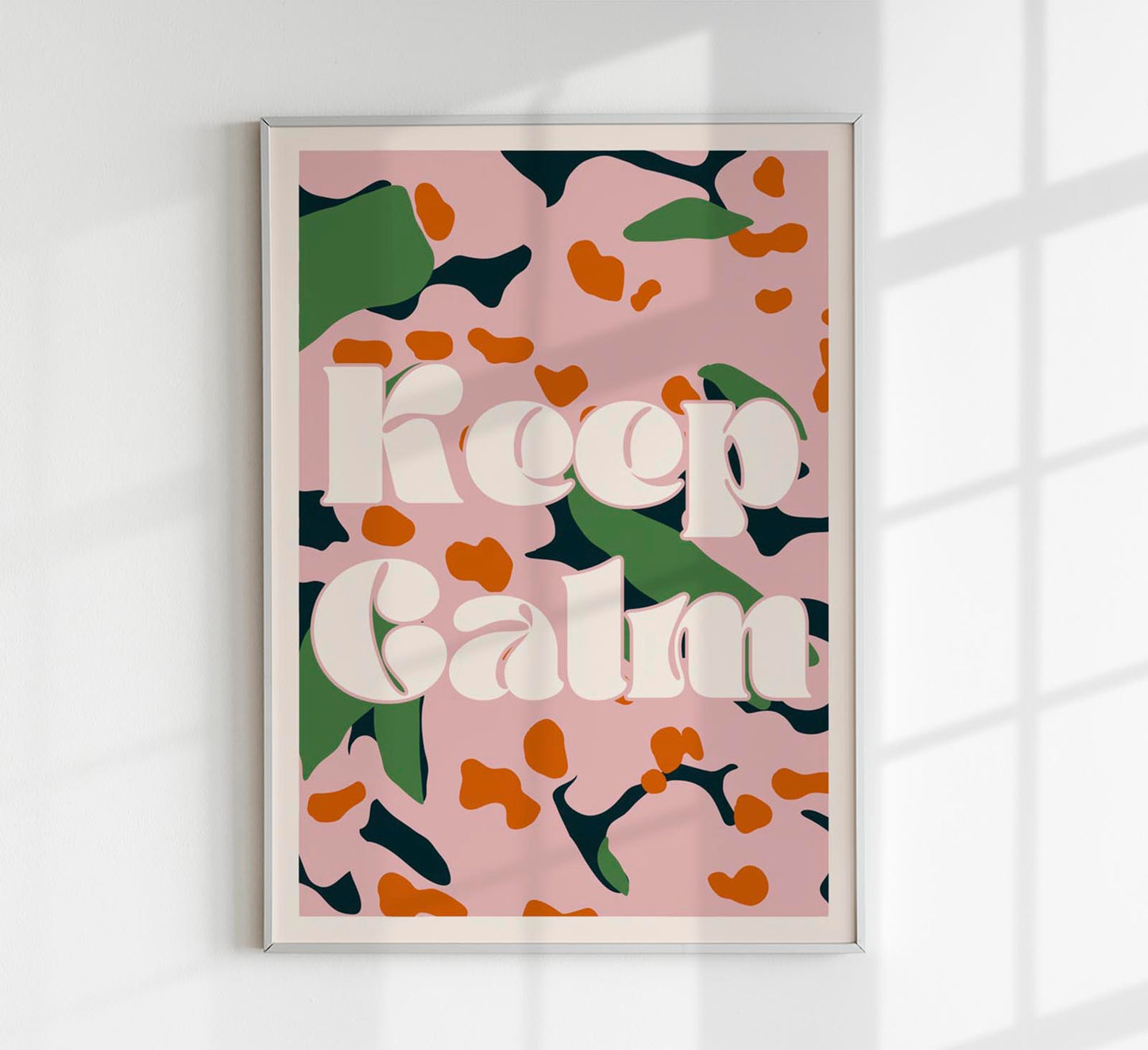 Keep Calm funky Art Print