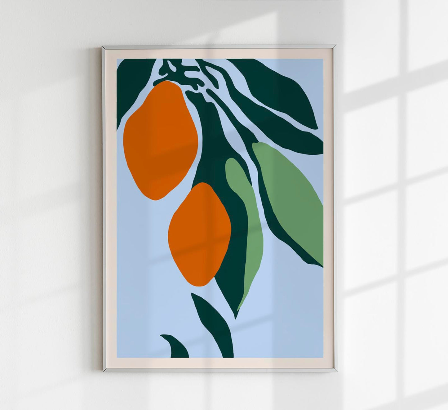 Mango blues Art Print