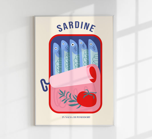 Sardine in Salva di Pomodoro Art Print