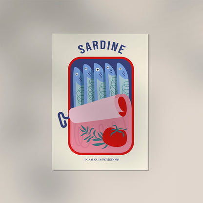 Sardine in Salva di Pomodoro Art Print
