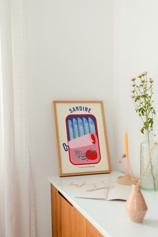 Sardine in Salva di Pomodoro Art Print