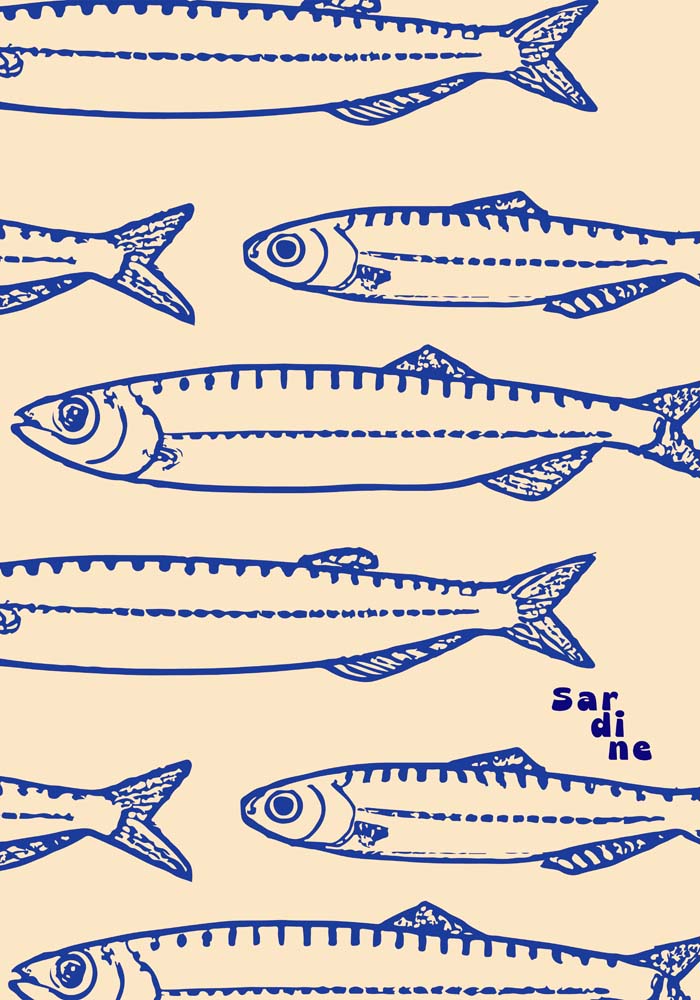 Sardine Sardine Sardine Art Print
