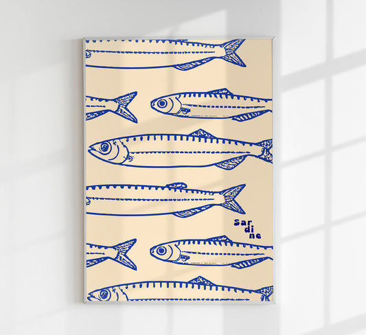 Sardine Sardine Sardine Art Print