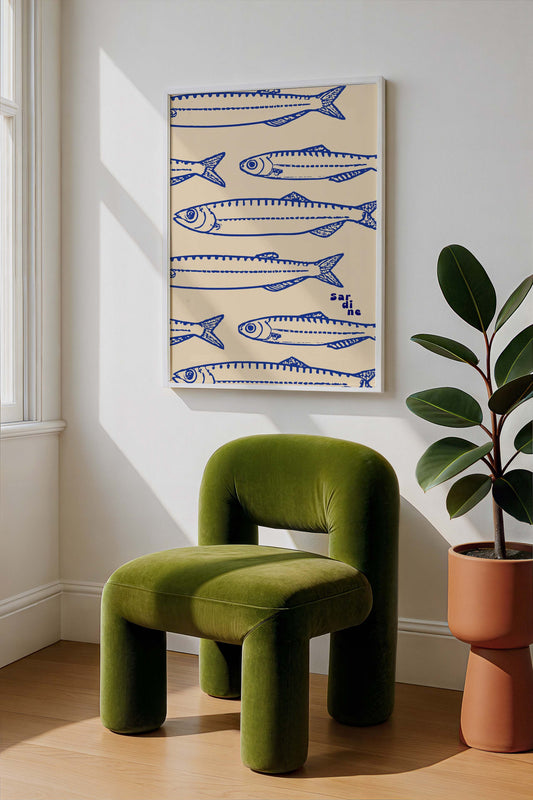 Sardine Sardine Sardine Art Print