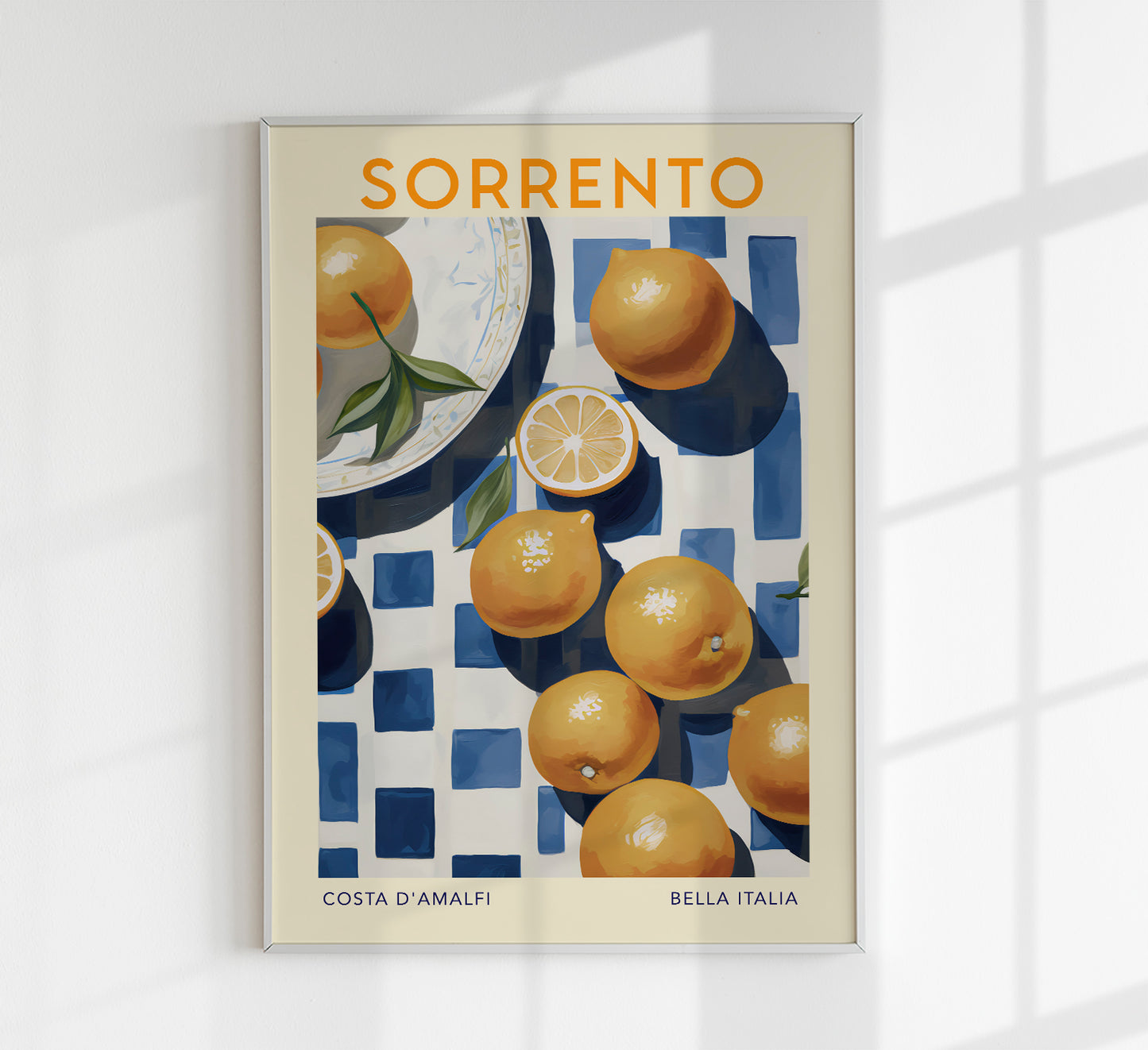 Sorrento Travel Food Poster