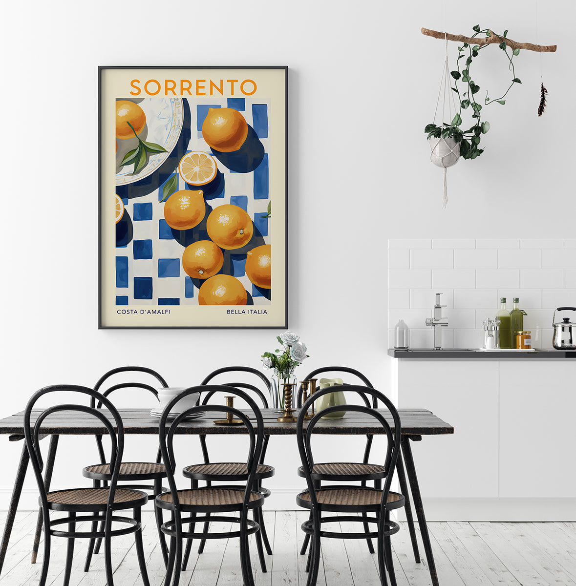 Sorrento Travel Food Poster