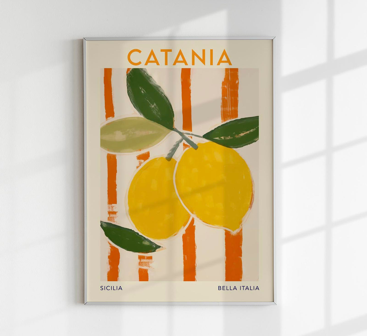 Catania Travel Food Poster