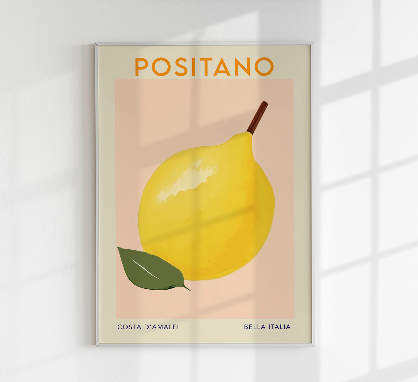 Positano Travel Food Poster