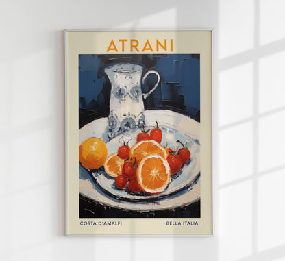 Atrani Travel Food Poster