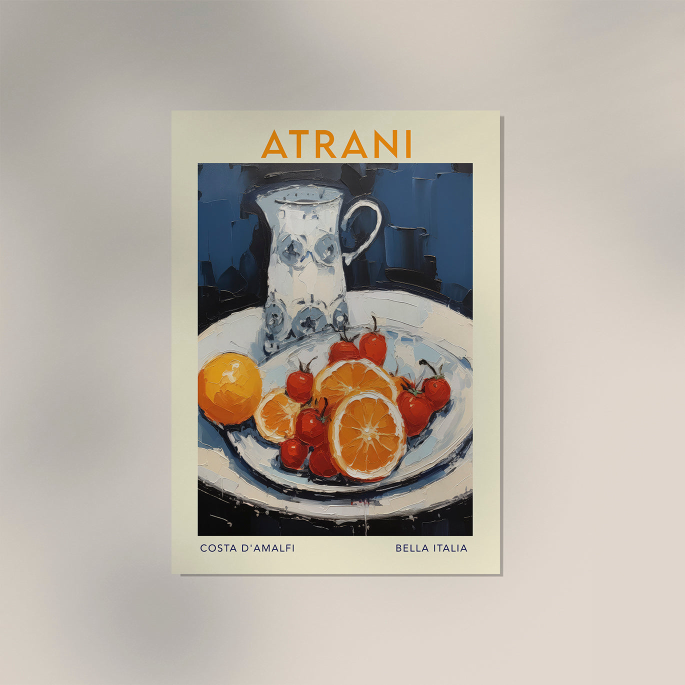 Atrani Travel Food Poster