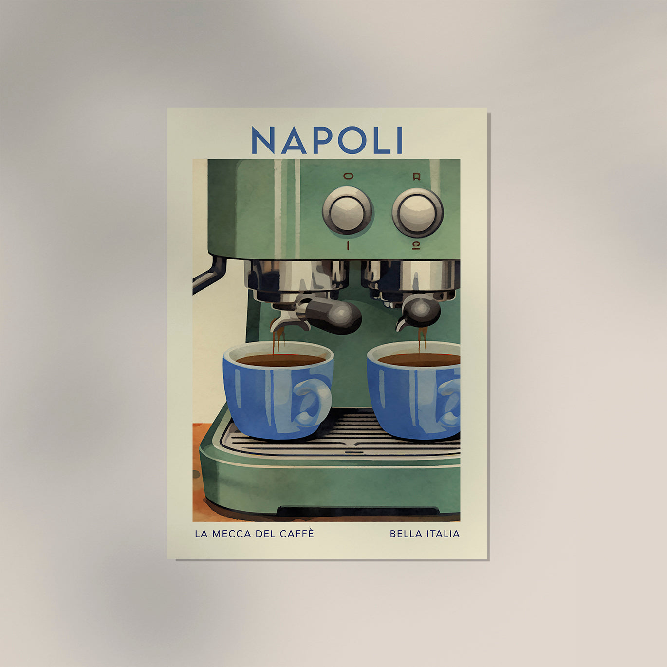 Napoli Travel Food Poster