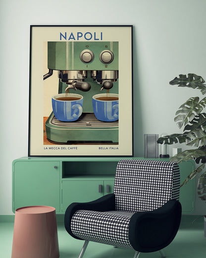 Napoli Travel Food Poster