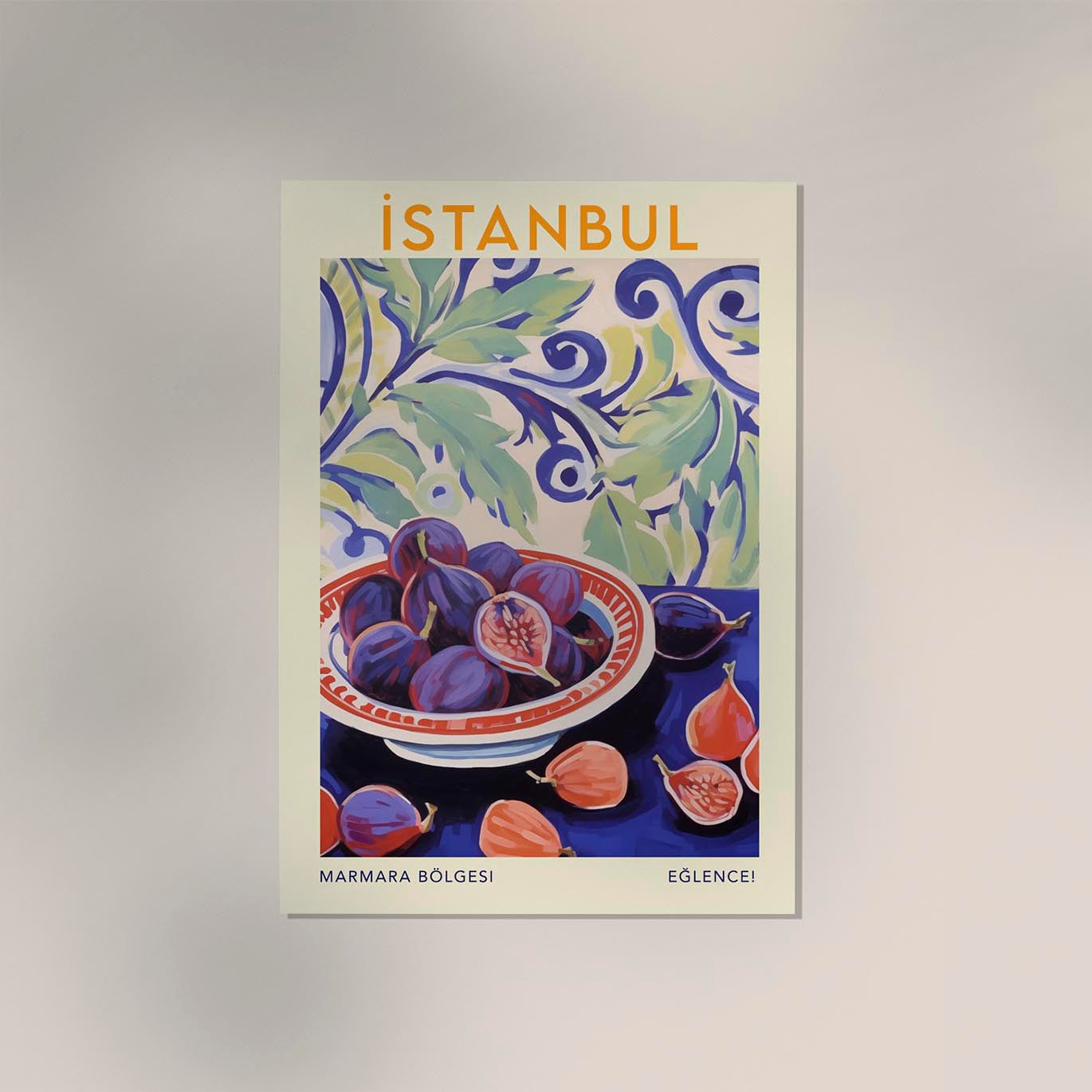 Istanbul Travel Food Poster