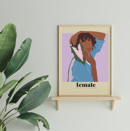 The future is female nr 3 Art Poster