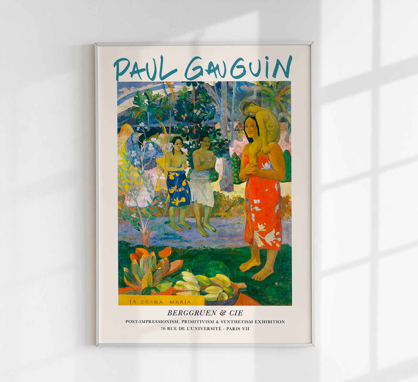 La Orana Maria1891 by Paul Gauguin Exhibition Poster