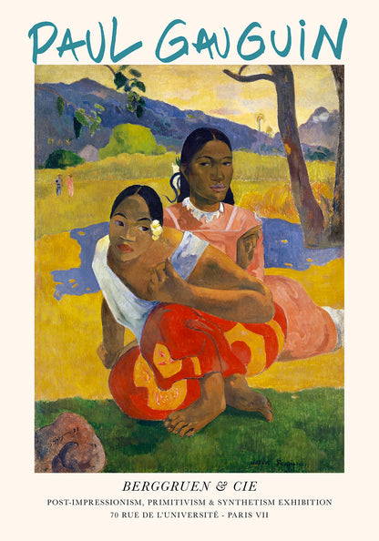 When Will You Marry by Paul Gauguin Exhibition Poster