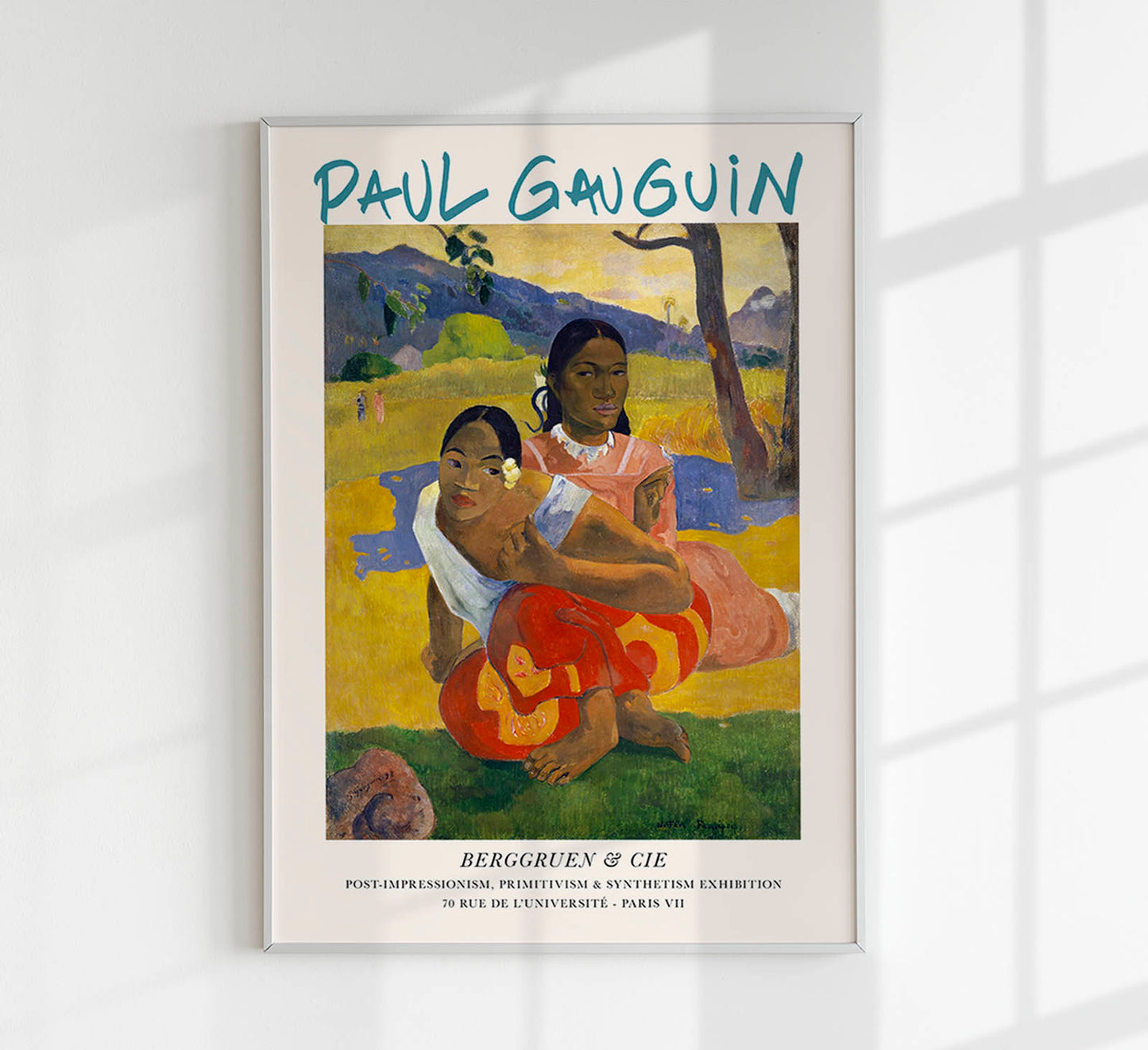 When Will You Marry by Paul Gauguin Exhibition Poster