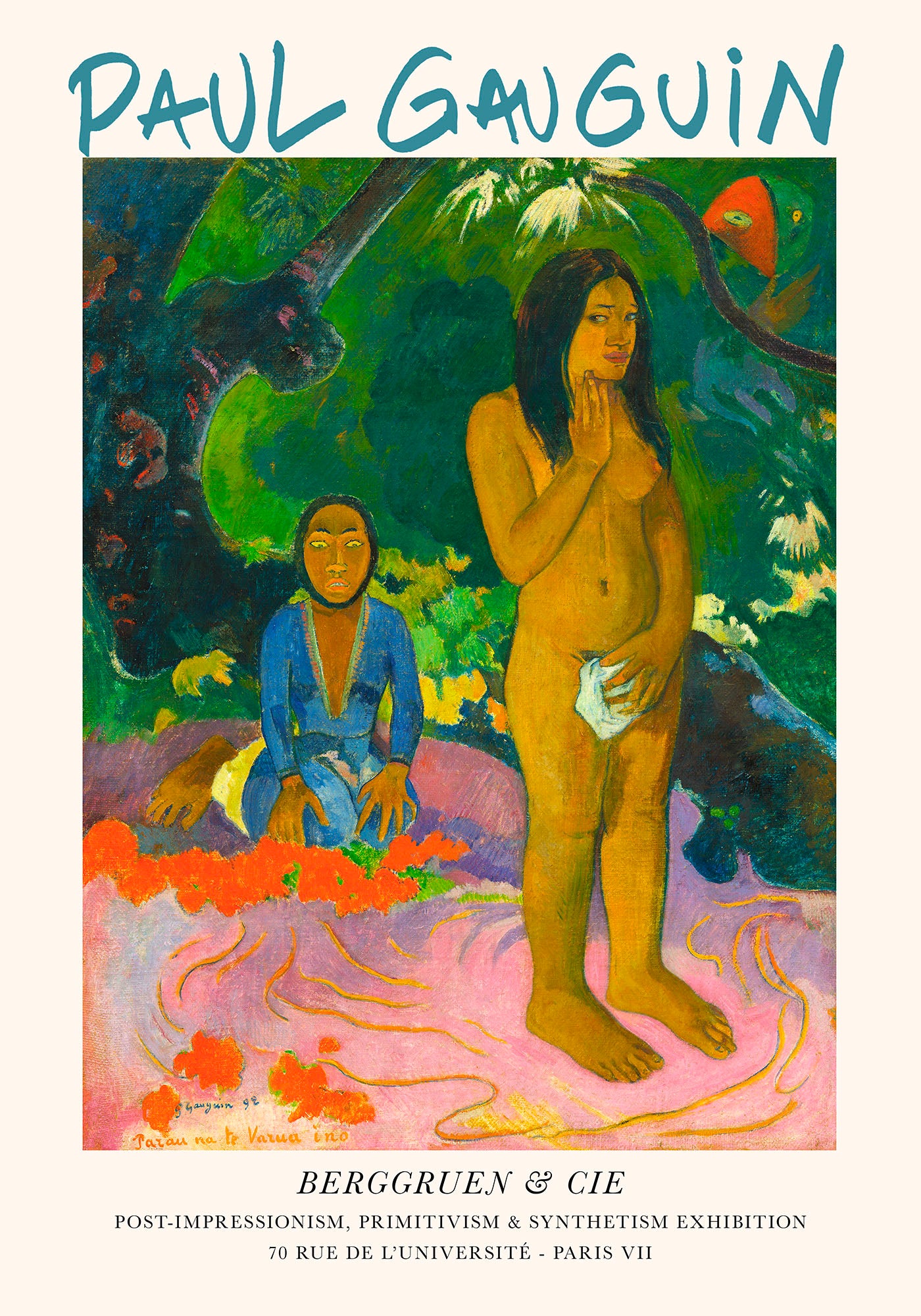 Wordsofthedevil by Paul Gauguin Exhibition Poster