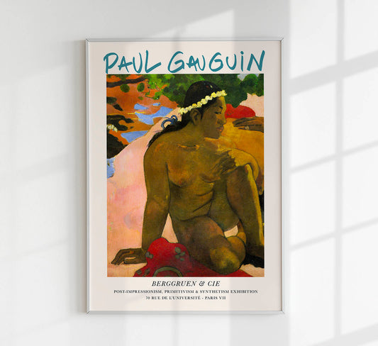 What! Are You Jealous by Paul Gauguin Exhibition Poster