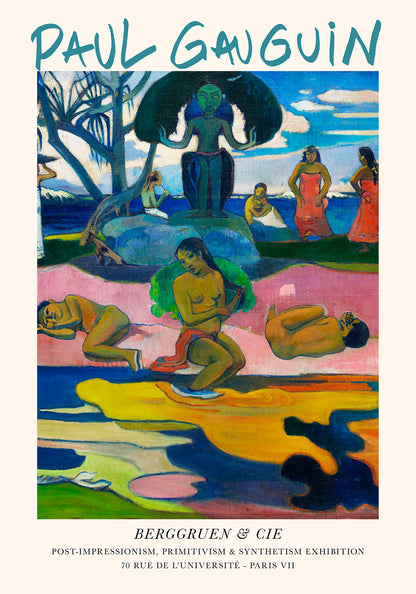 Mahana No Atua by Paul Gauguin Exhibition Poster