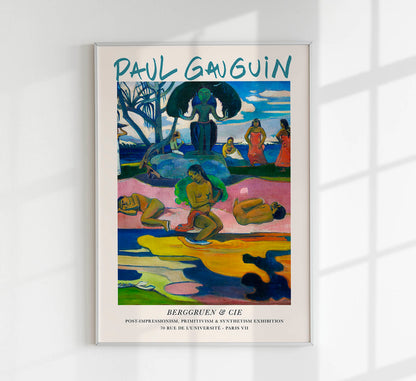 Mahana No Atua by Paul Gauguin Exhibition Poster