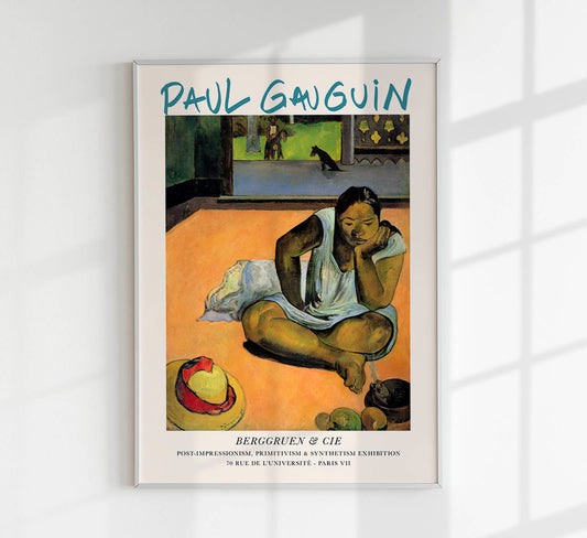 Brooding Woman by Paul Gauguin Exhibition Poster