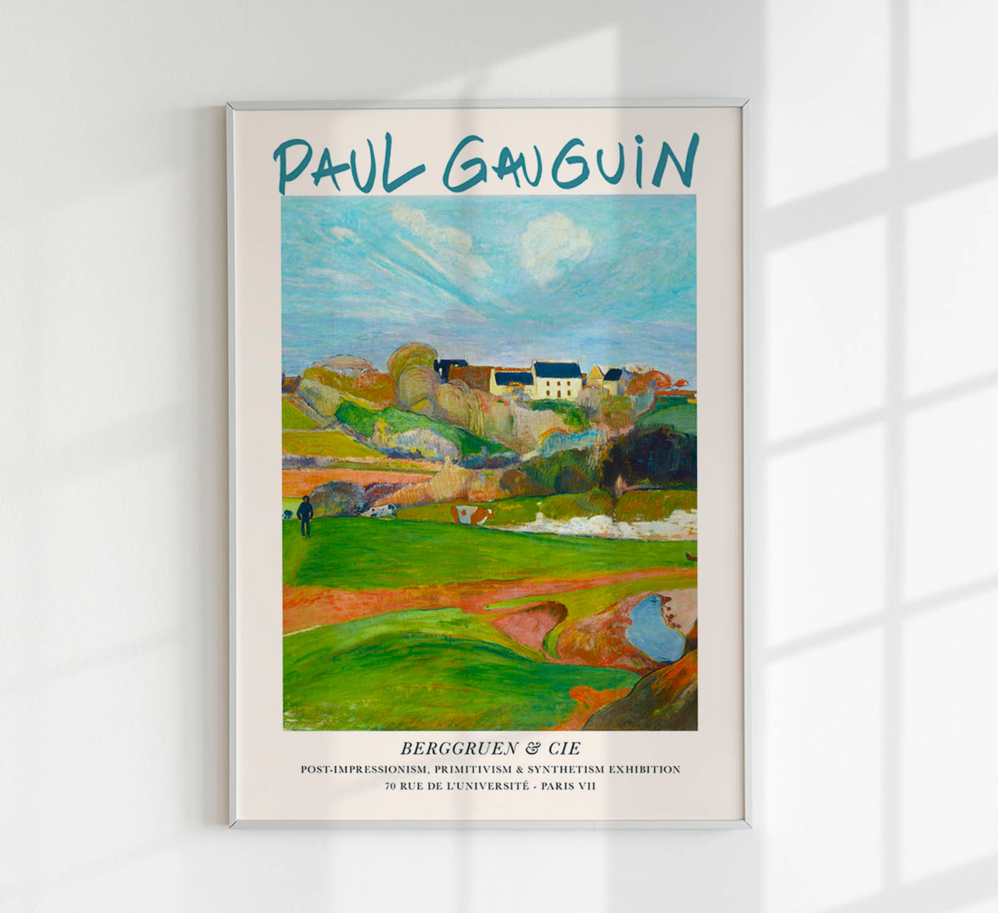 Landscape At Le Pouldu by Paul Gauguin Exhibition Poster