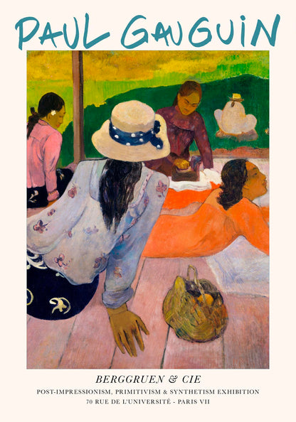 The Siesta by Paul Gauguin Exhibition Poster