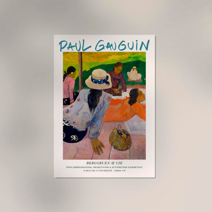 The Siesta by Paul Gauguin Exhibition Poster