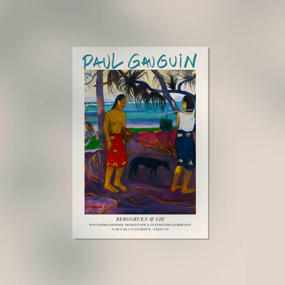 I Raro Te Oviri (Under the Pandanus) by Paul Gauguin Exhibition Poster