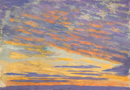 Study of clouds, Rome, Italy by Francis Augustus Lathrop II