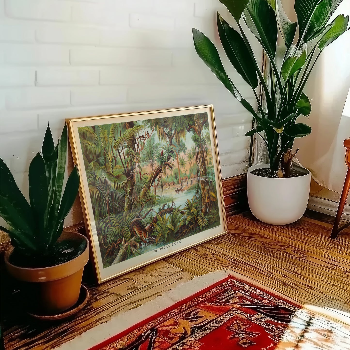 Tropical Zone Educational Vintage Poster