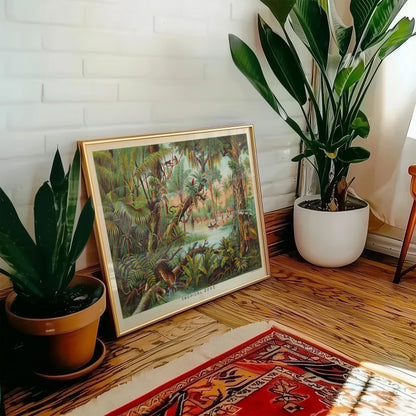 Tropical Zone Educational Vintage Poster