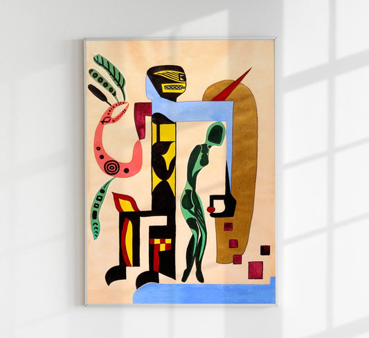 Dance by Gustaf Munch-Petersen Art Print