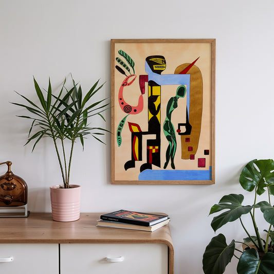 Dance by Gustaf Munch-Petersen Art Print