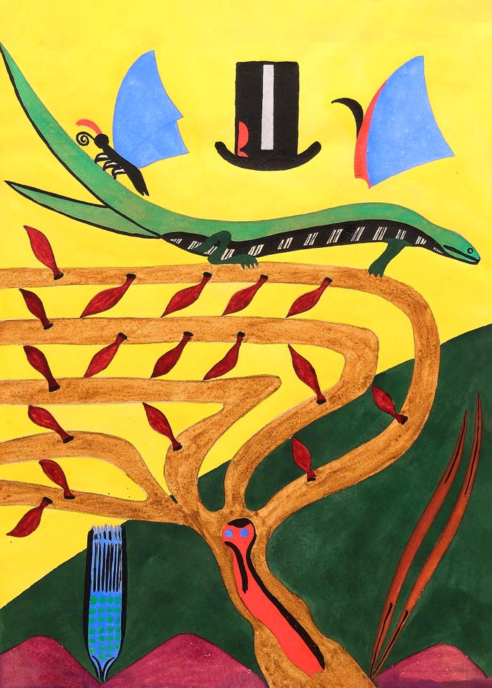 ...And the Shadows by Gustaf Munch-Petersen Art Print