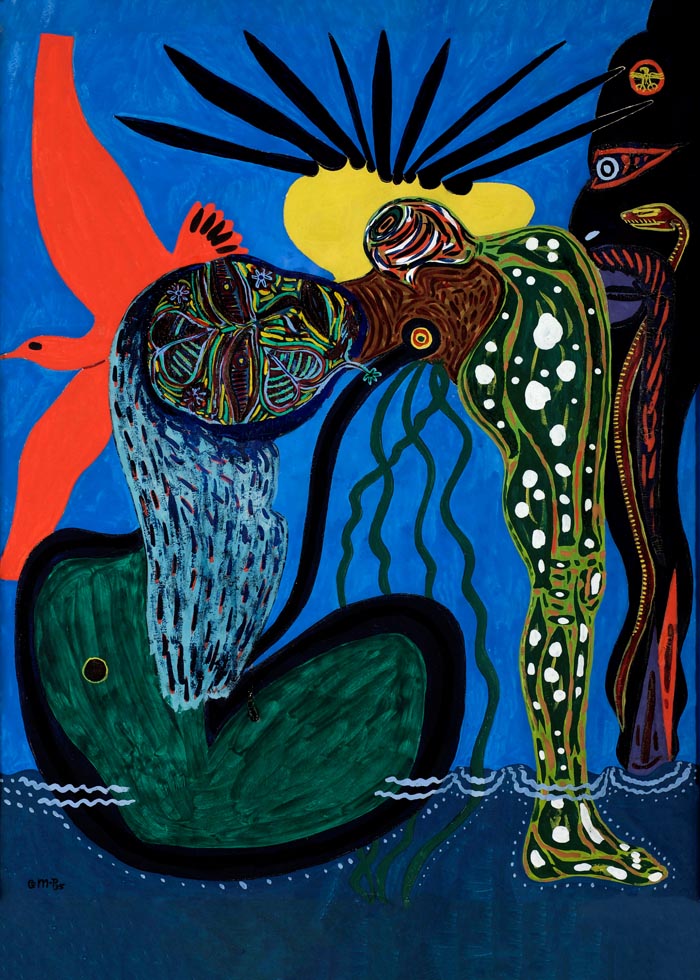 Spring Night, the Swamps in Bloom by Gustaf Munch-Petersen Art Print