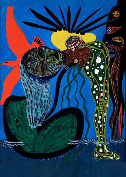 Spring Night, the Swamps in Bloom by Gustaf Munch-Petersen Art Print