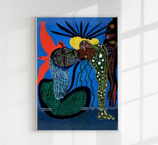 Spring Night, the Swamps in Bloom by Gustaf Munch-Petersen Art Print