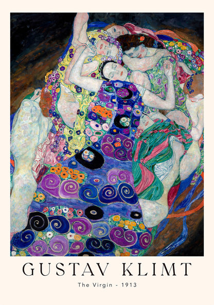 The Virgin by Gustav Klimt Exhibition Poster