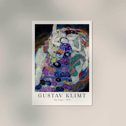 The Virgin by Gustav Klimt Exhibition Poster