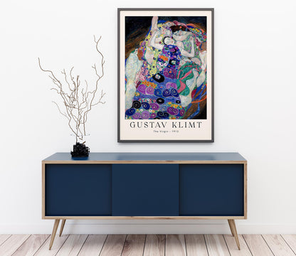 The Virgin by Gustav Klimt Exhibition Poster