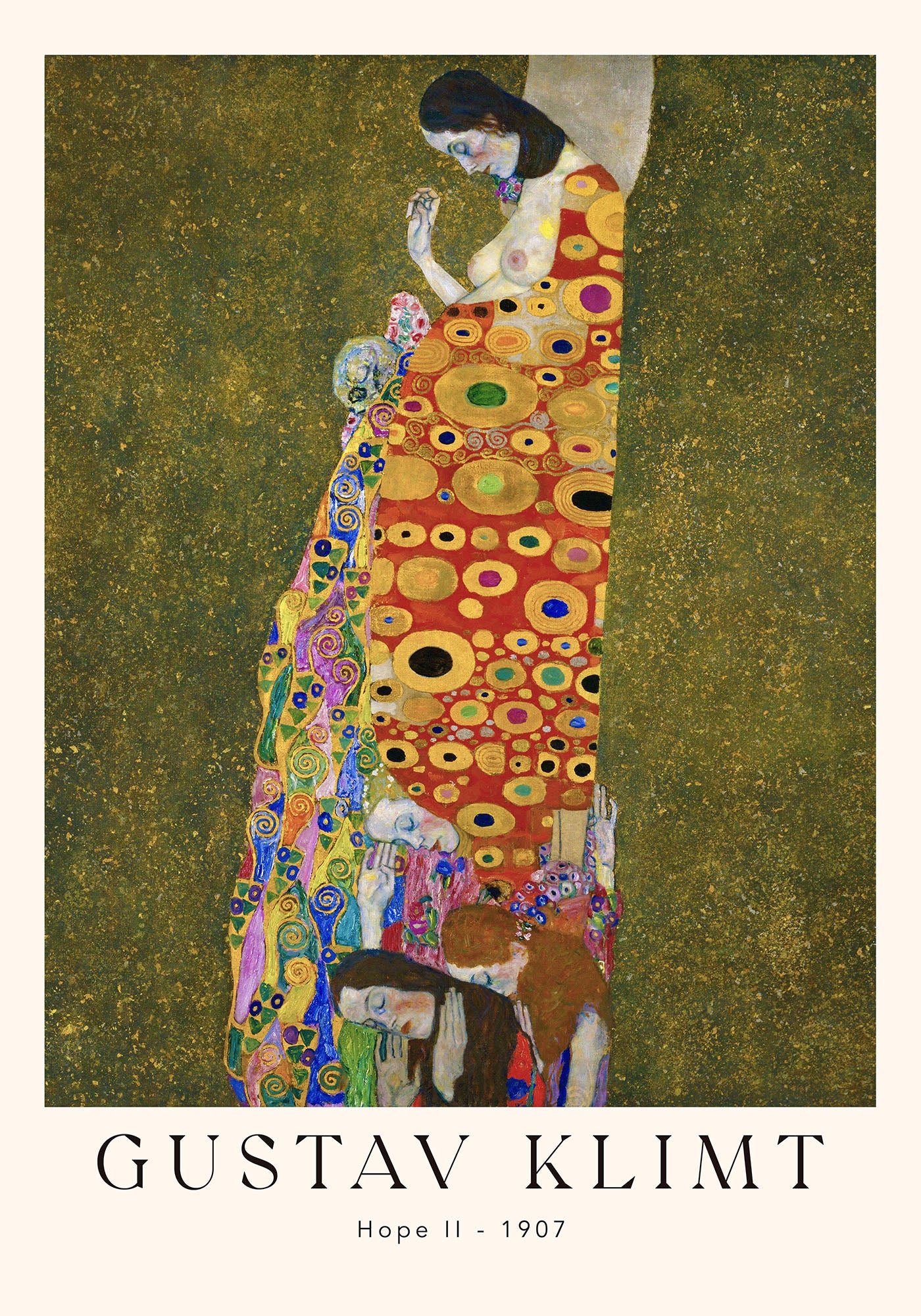 Hope II by Gustav Klimt Exhibition Poster