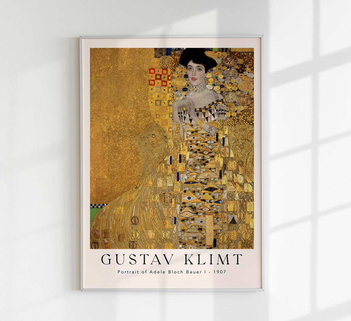 Portrait of Adele Bloch Bauer by Gustav Klimt Exhibition Poster