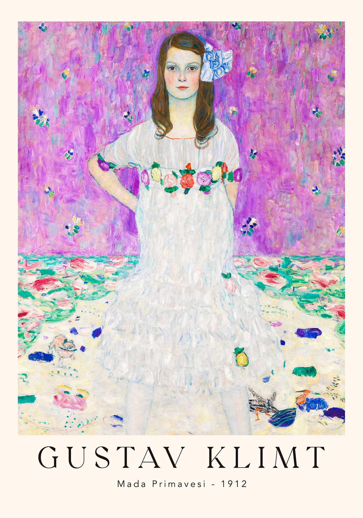 Mada Primavesi by Gustav Klimt Exhibition Poster