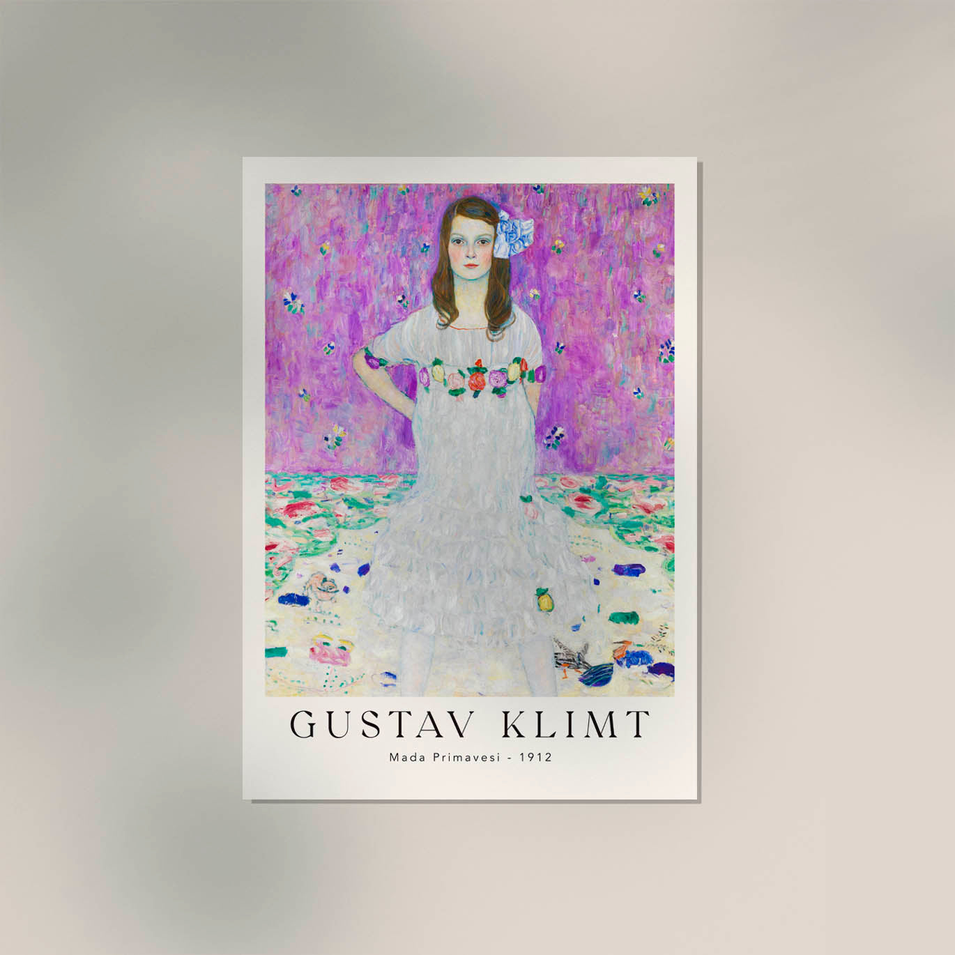 Mada Primavesi by Gustav Klimt Exhibition Poster