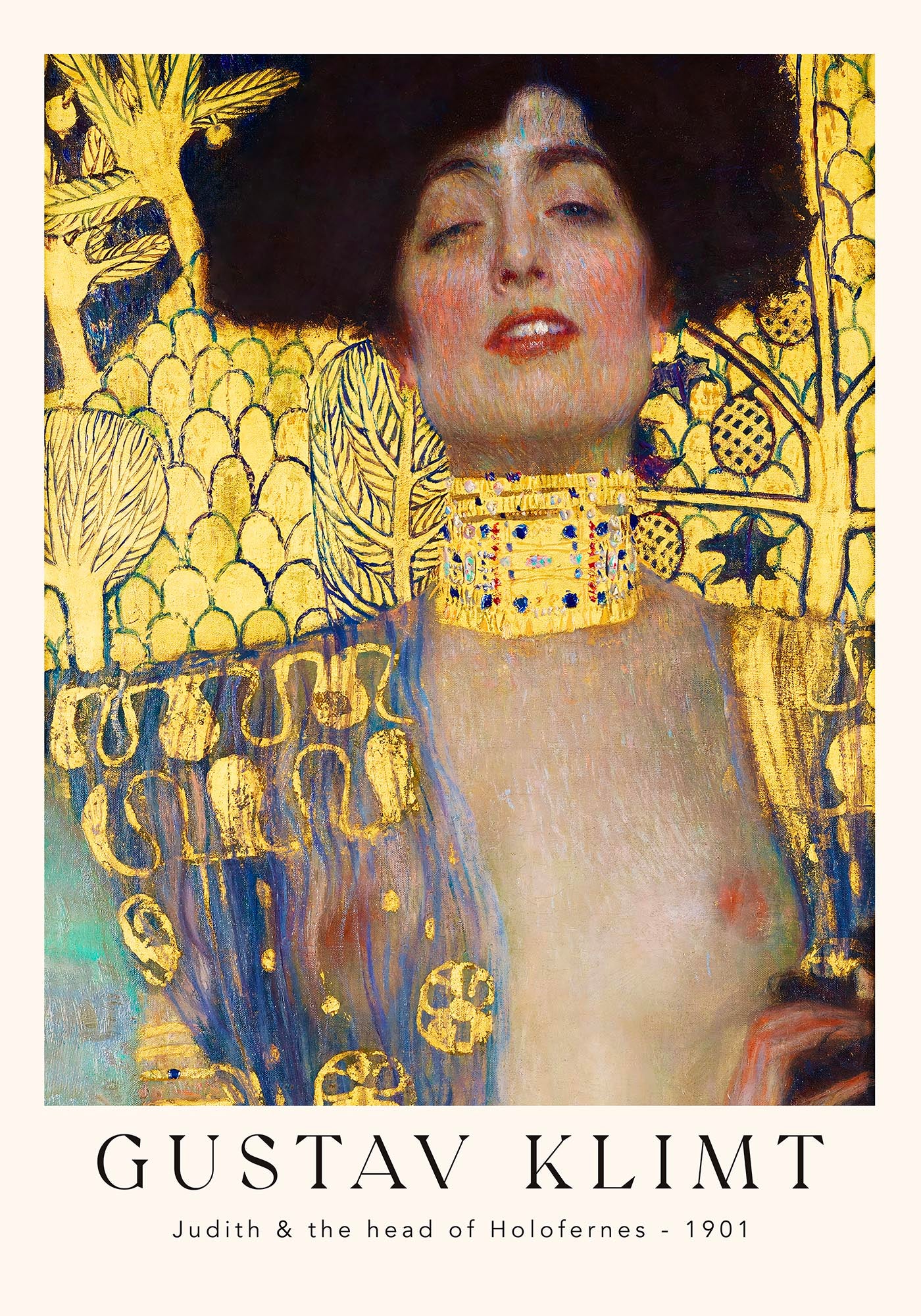 Judith and the head of Holofernes by Gustav Klimt Exhibition Poster