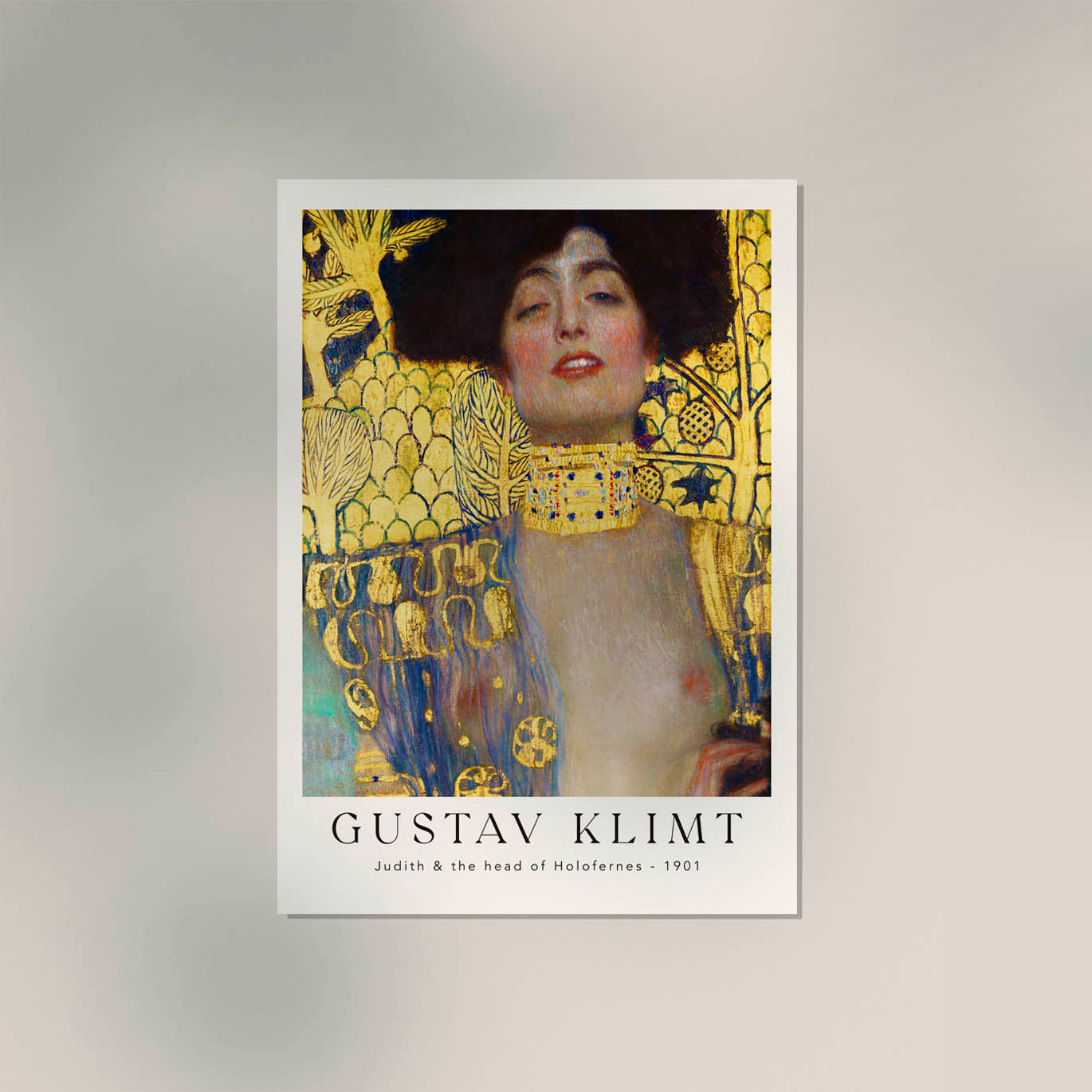 Judith and the head of Holofernes by Gustav Klimt Exhibition Poster