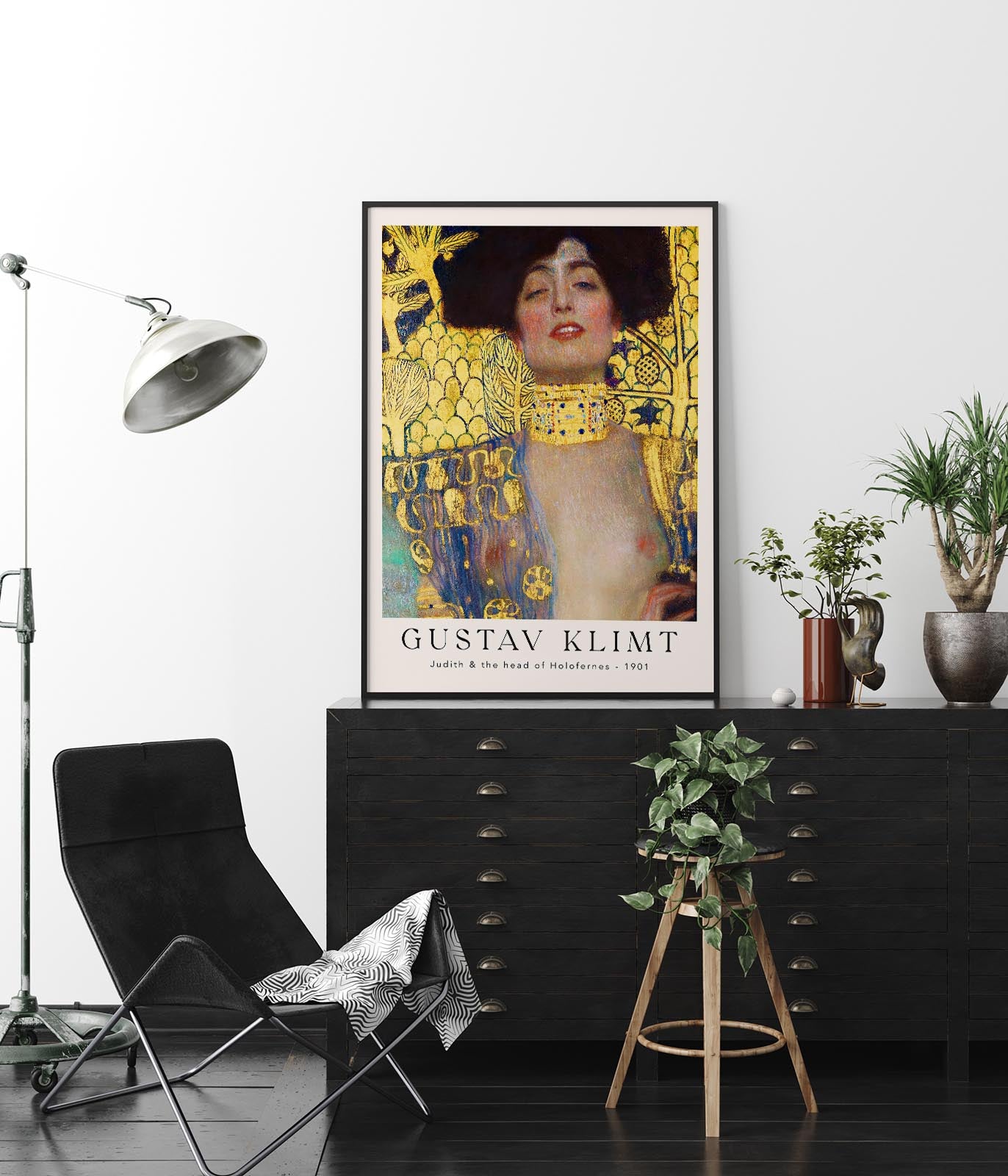 Judith and the head of Holofernes by Gustav Klimt Exhibition Poster